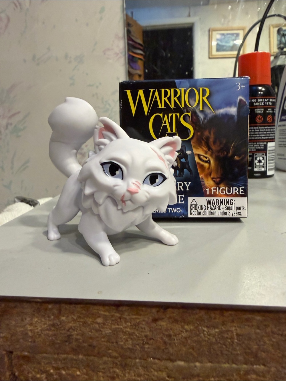 Warrior cats blind box mystery series 2 cloudtail white cat vinyl figure